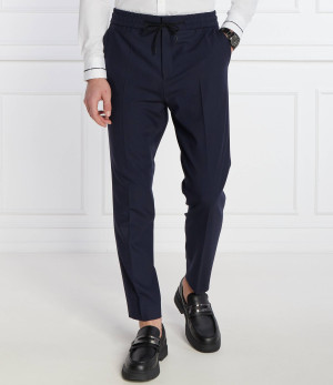 HUGO Wełniane spodnie chino Howard231X | Slim Fit