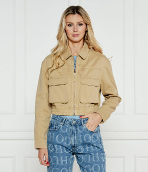 Hugo Blue Kurtka Adana-1-D_B | Cropped Fit