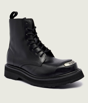 Kenzo Skórzane buty wysokie