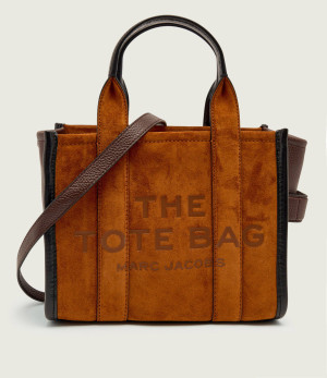 Marc Jacobs Kuferek The Suede Small Tote Bag | zamsz