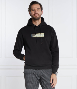 Calvin Klein Bluza LAYERED GEL LOGO HOODIE | Regular Fit