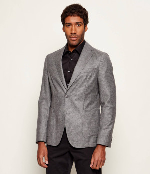 BOSS BLACK Wełniana marynarka C-Hanry-252 | Slim Fit