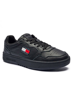 Tommy Jeans Skórzane sneakersy Tjm Cupsole