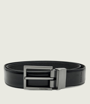 Calvin Klein Skórzany dwustronny pasek