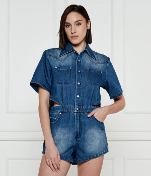 One Teaspoon Jeansowy kombinezon ROSEWOOD TAYLOR | Regular Fit