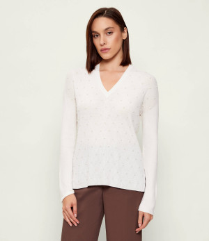 Liu Jo Wełniany sweter | Loose fit