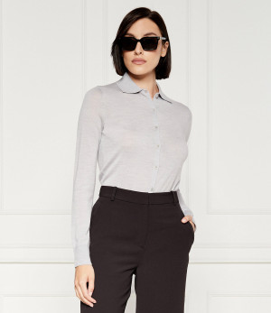 Calvin Klein Wełniany kardigan | Shaped fit