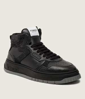 Iceberg Skórzane sneakersy UOMO 22E