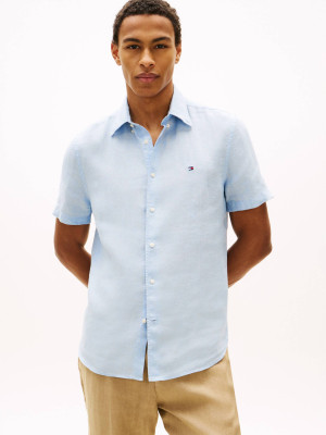 Tommy Hilfiger Lniana koszula | Regular Fit