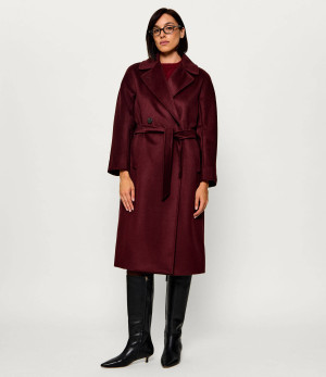 Weekend MaxMara Wełniany płaszcz Wkdresina