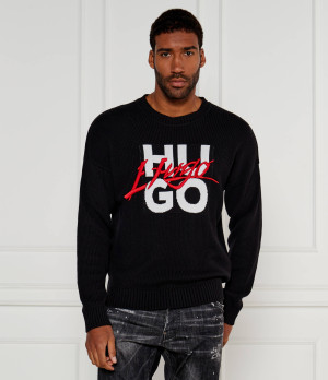 HUGO Sweter Semou | Loose fit