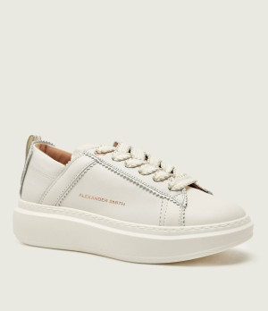 Alexander Smith Skórzane sneakersy WEMBLEY UNLINED WOMAN