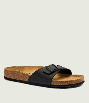 Birkenstock Klapki Madrid | z dodatkiem skóry | narrow fit