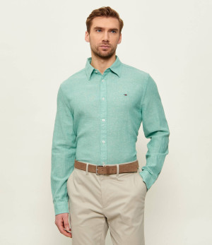 Tommy Jeans Lniana koszula | Regular Fit