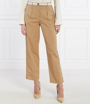 Samsøe Samsøe Spodnie Salix NP 15129 | Regular Fit | z dodatkiem lnu