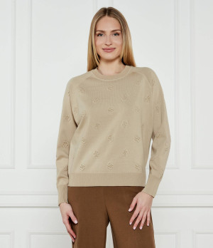 BOSS BLACK Wełniany sweter Furbani | Regular Fit