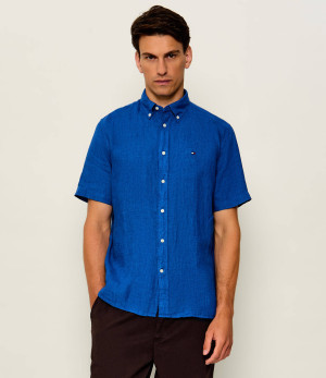 Tommy Hilfiger Lniana koszula | Regular Fit