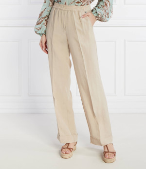 Liu Jo Spodnie | Regular Fit | z dodatkiem lnu