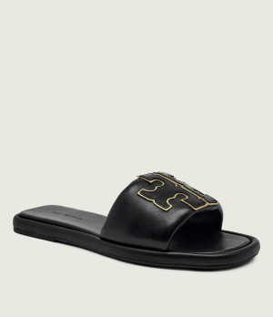 TORY BURCH Skórzane klapki