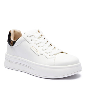 Guess Skórzane sneakersy WINNIE