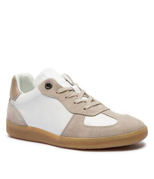 Marc Cain Skórzane sneakersy | zamsz