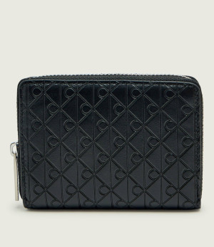 Calvin Klein Skórzany portfel EMBLEM EMBOSS