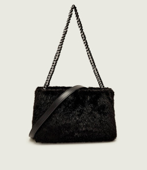 Marc Cain Torebka na ramię | shearling
