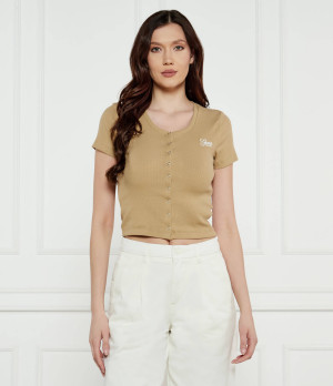 Guess Jeans Bluzka SNAP EMBRO | Cropped Fit