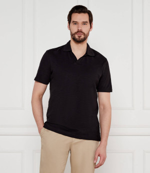 Calvin Klein Polo | Regular Fit | z dodatkiem lnu