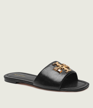 TORY BURCH Skórzane klapki ELEANOR