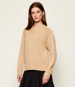 Armani Exchange Sweter | Regular Fit | z dodatkiem wełny