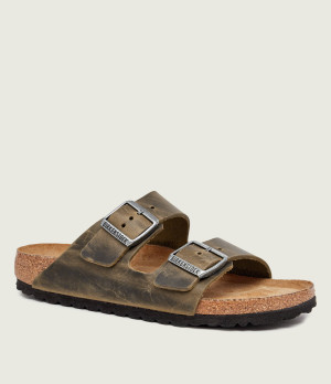 Birkenstock Skórzane klapki Arizona | narrow fit