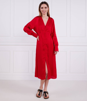 Karl Lagerfeld Sukienka logo jacquard