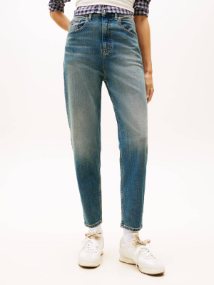 Tommy Jeans Jeansy BI5154 | Mom Fit | high waist
