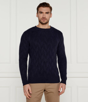 GUESS Sweter EVANDER | Regular Fit | z dodatkiem wełny