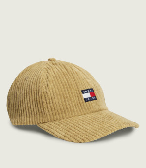 Tommy Jeans Bejsbolówka Heritage | sztruks