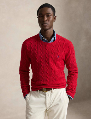 POLO RALPH LAUREN Wełniany sweter | Slim Fit | z dodatkiem kaszmiru