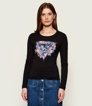 GUESS Bluzka PEONY | Slim Fit
