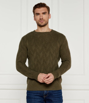 GUESS Sweter EVANDER | Regular Fit | z dodatkiem wełny