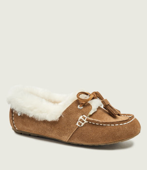 EMU Australia Ocieplane mokasyny Martina | zamsz | z dodatkiem wełny | shearling