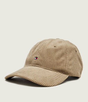 Tommy Hilfiger Bejsbolówka Cord 6 | sztruks
