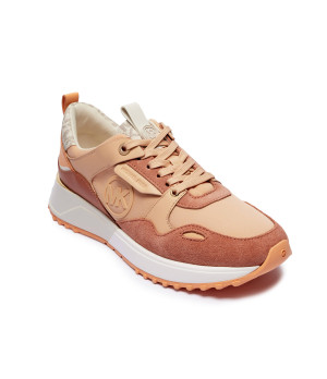 Michael Kors Skórzane sneakersy Theo | zamsz
