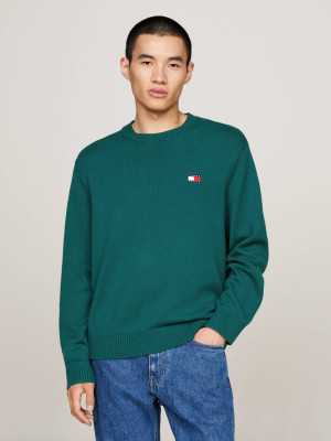 Tommy Jeans Sweter | Regular Fit | z dodatkiem wełny