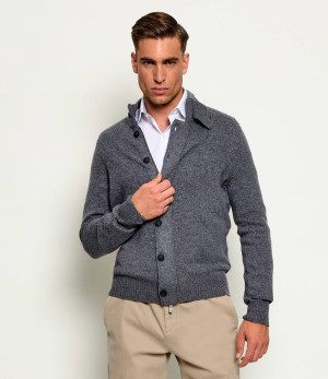 Gran Sasso Wełniany kardigan | Regular Fit