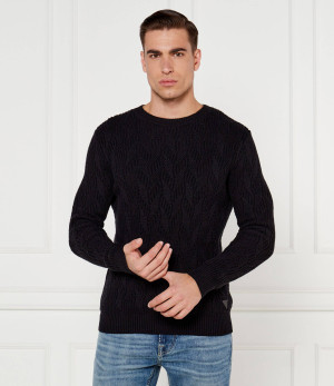 GUESS Sweter EVANDER | Regular Fit | z dodatkiem wełny