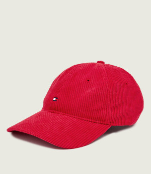 Tommy Hilfiger Bejsbolówka Cord 6 | sztruks