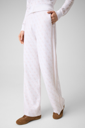 GUESS ACTIVE Spodnie dzianinowe Aneira | Relaxed fit | z dodatkiem wełny