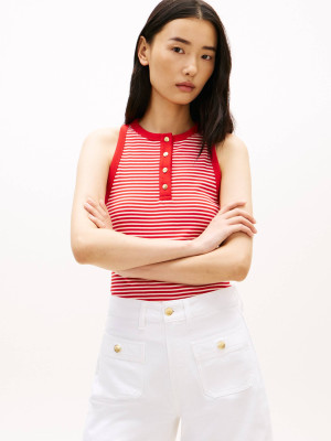 Tommy Hilfiger Top HENLEY | Slim Fit