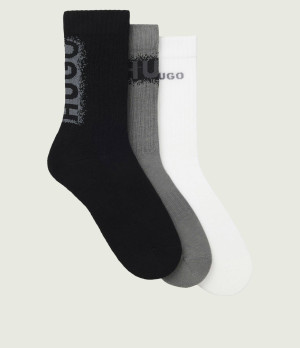 Hugo Bodywear Skarpety 3-pack SPRAY LOGO CC