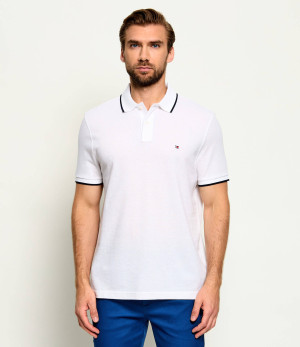 Tommy Hilfiger Polo | Regular Fit | z dodatkiem lnu
